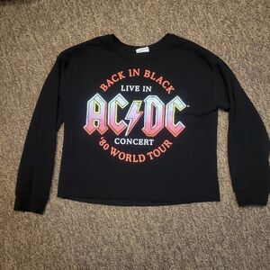 AC/DC Black Logo Tag Tee
